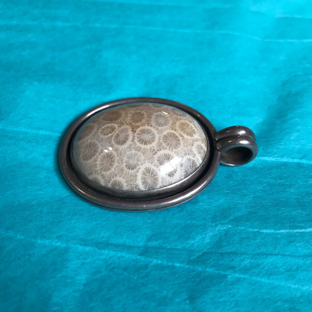 🏝 Coral Fossil Pendant by Sol 🏝 - Picture 4 of 4